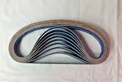 Dynabrade Zirconia Alumina Abrasive Belts 3/4" Wide 18" OAL 80 Grit QTY35 79036