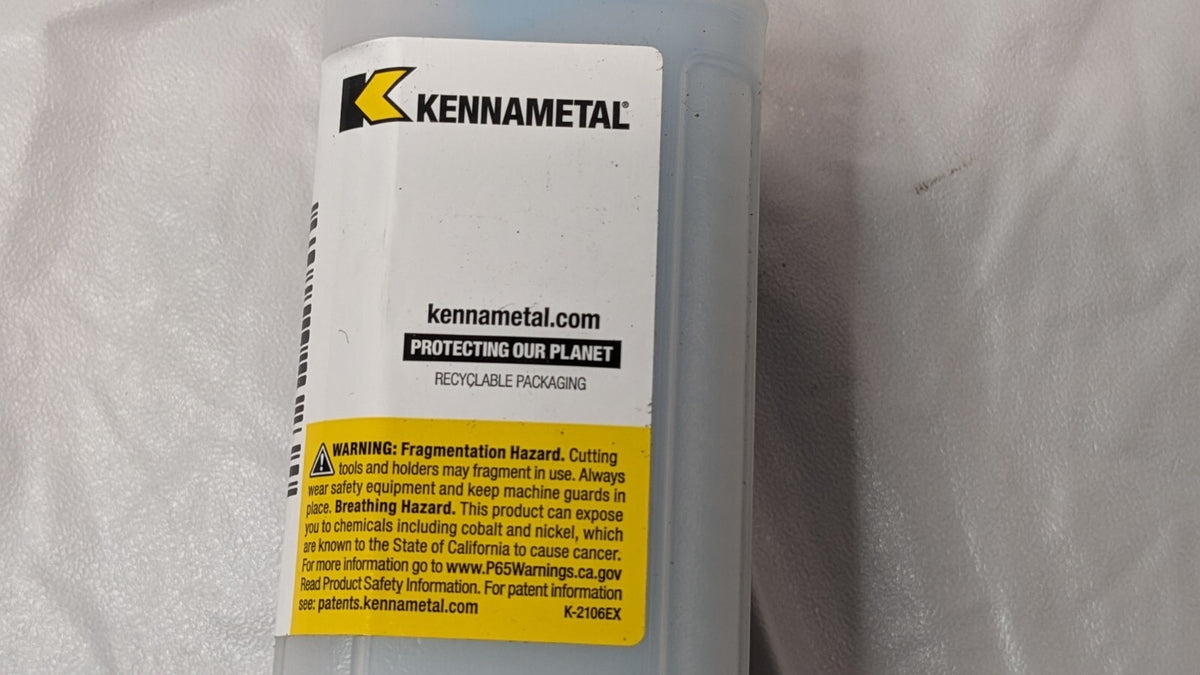 Kennametal Indexable Insert Drill 1" Shank Diam 3xD DFPR1000R3SSF100 7030489