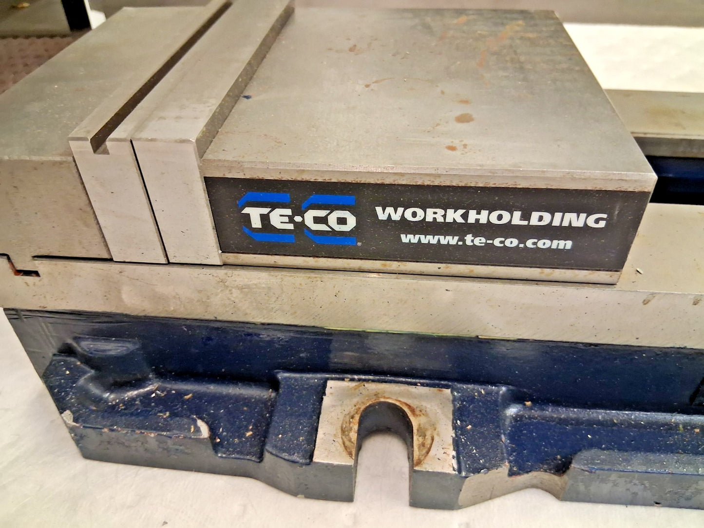 TE-CO Machine Vise Single Station 5.94" Jaw Width 9" Jaw Opening PWS-6900