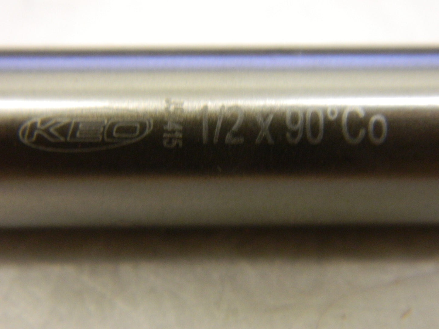 KEO 90&deg Bright/Uncoated, 1/2" Shank Diam, RH Cut 32123