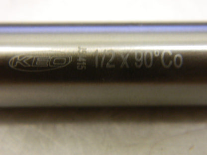 KEO 90&deg Bright/Uncoated, 1/2" Shank Diam, RH Cut 32123