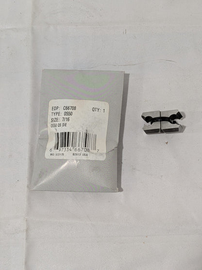 Cle-Line Two Piece Adjustable Die 7/16-20, Collet #1 and 5 C66708