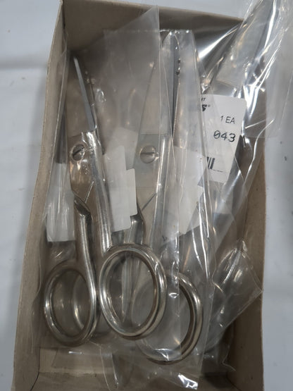 Wiss 6pk of  1-7/8"LOC  Nickel Plated Scissors Serrated For Electrical 06650741