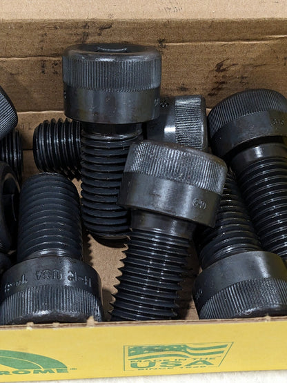 HOLO-KROME Hex Socket Cap Screw: 1-8 UNC, 3/4" Drive Qty 10 72368