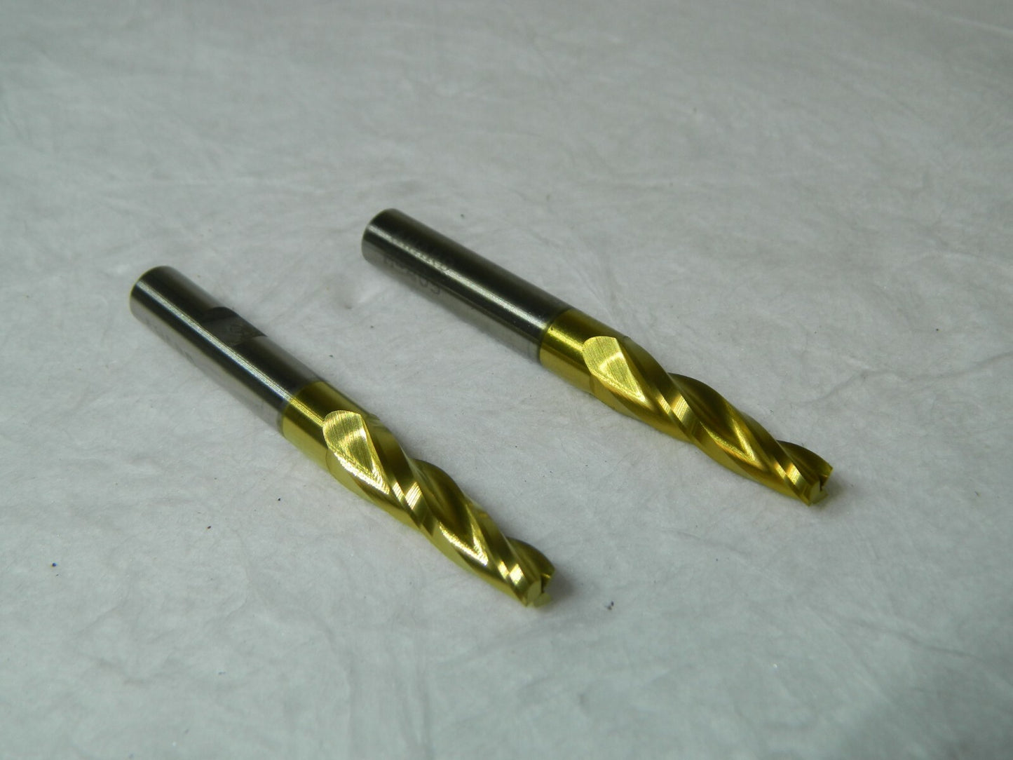 Award HSS Tapered Sq End Mill 3º 1/4 Sm End 1.25 LOC 3.25 OAL Qty 2 M-405-TIN