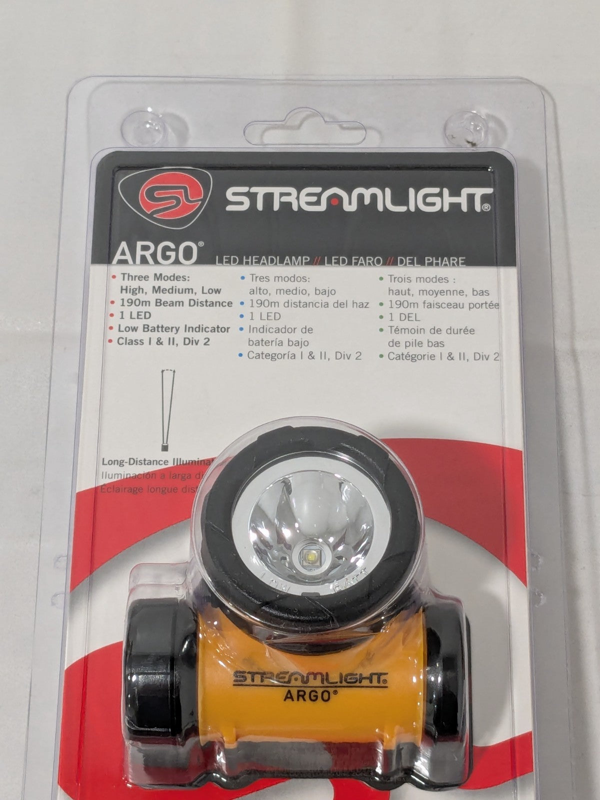 Streamlight Free Standing Flashlight: LED, 3 Operating Modes 61301