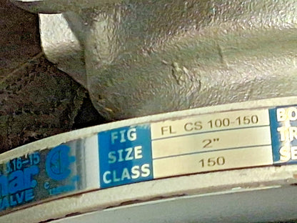 Pro 2" Stainless Steel Ball Valve 2 Piece Full Port Flanged Connection C9483