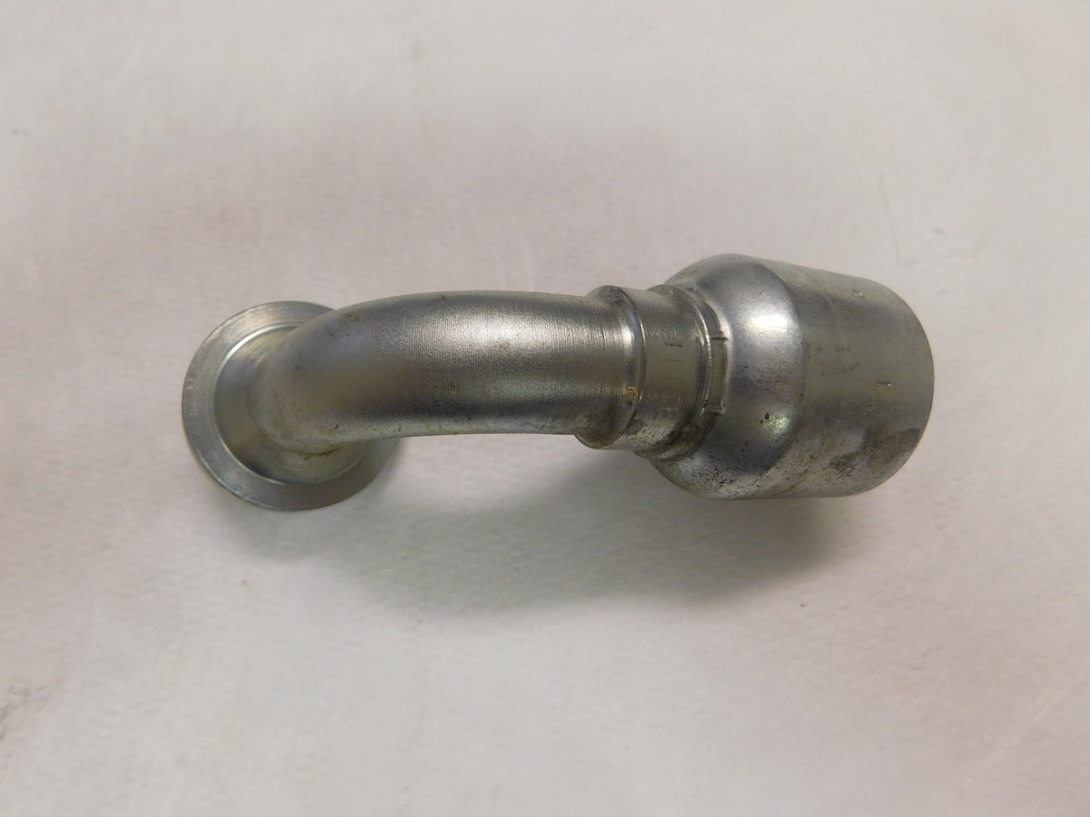 Parker Hose Adapter 3/4" Hose x 3/4" SAE Code 62 Flange Head 90º L16N7