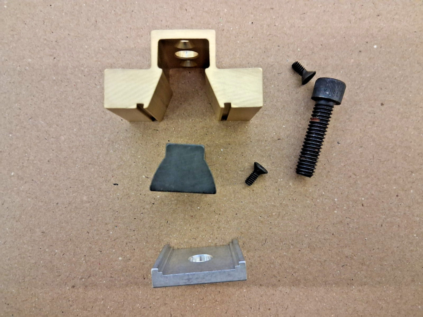 Mitee-Bite Single T-Slot Machinable Wedge Clamp 2,000lb Holding Force 60100