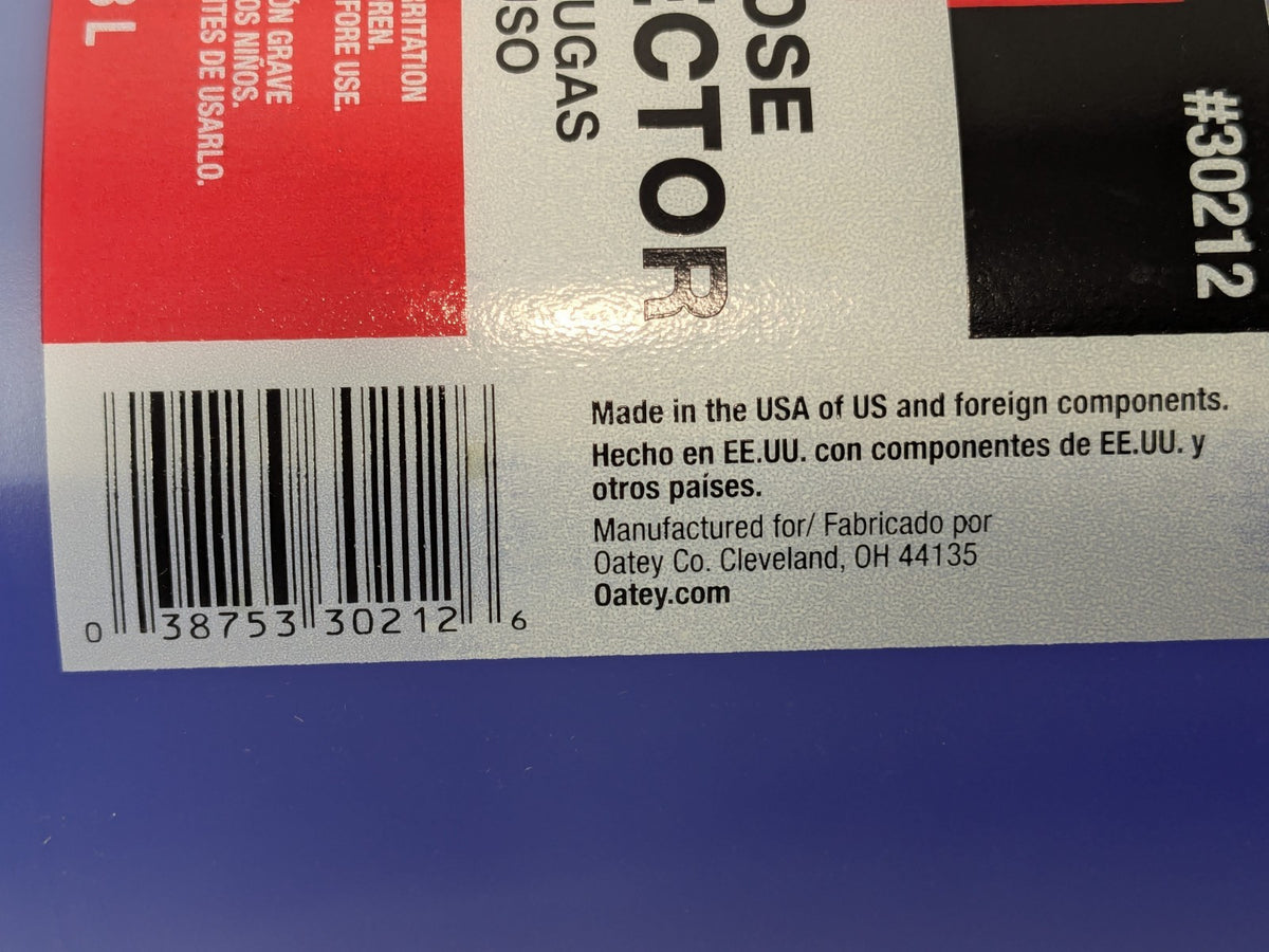 Oatey All-Purpose Leak Detector 1 Gallon Bottle 30212