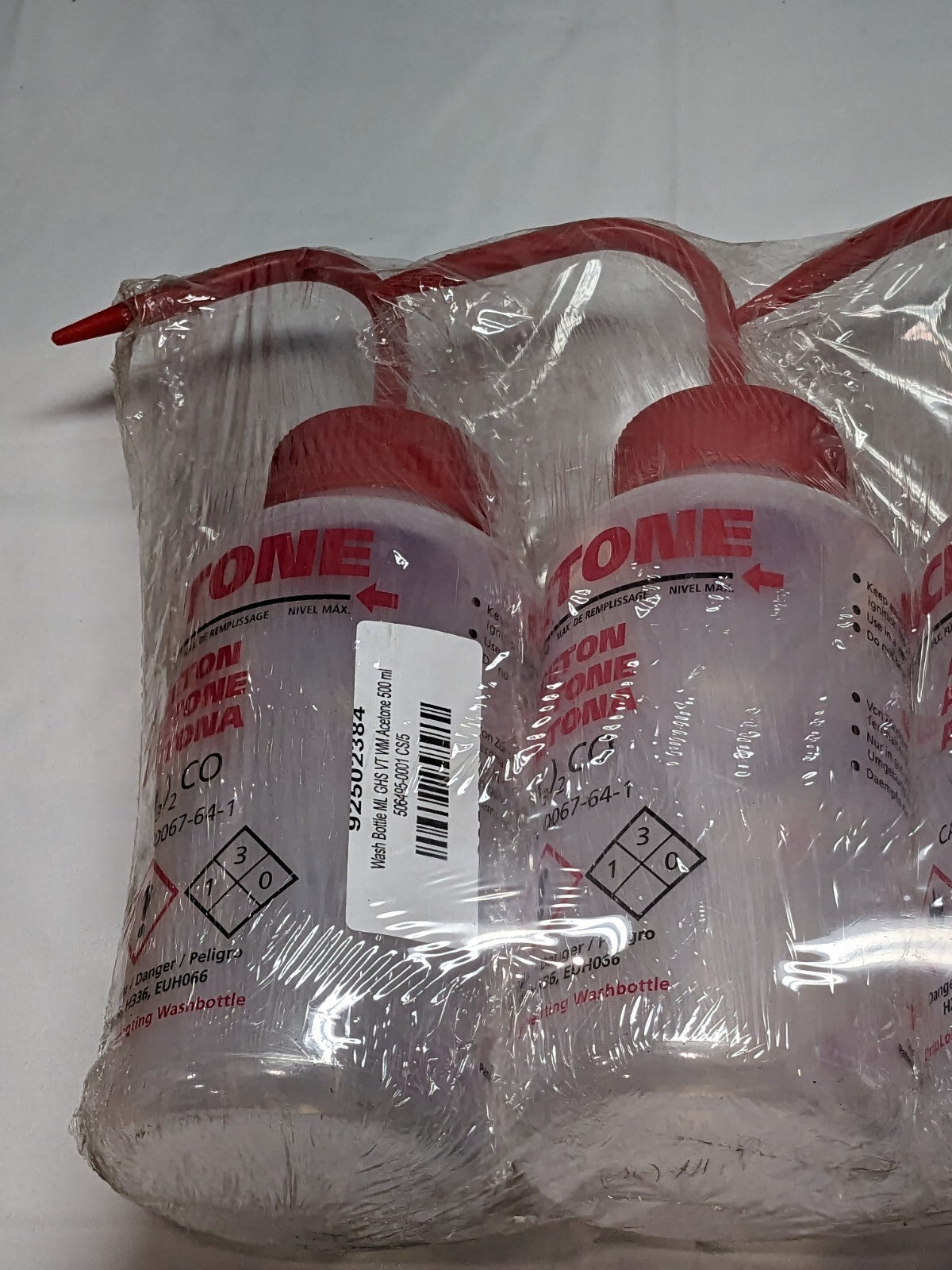 DYNALON LABWARE Polyethylene Safety Wash Bottle: 3" Width/Dia Qty 5 506495-0001