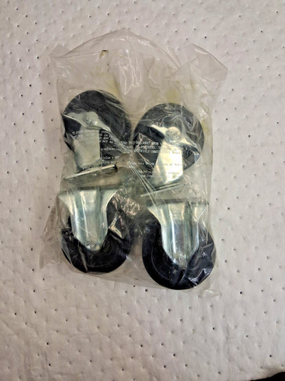 Kennedy Tool Case Caster Set 4pk 2" Wide 6" High Steel & Rubber 80837
