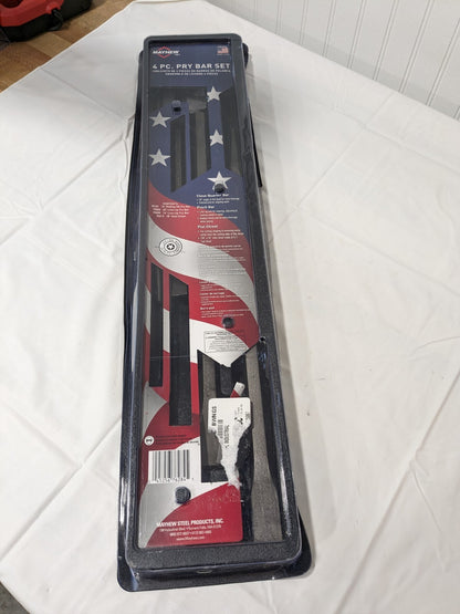 Mayhew 4 Piece Pry Bar Set 76284