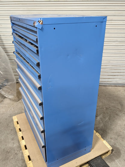Lista Steel Blue Modular Storage Cabinet 10 Drawer 59 x 40 x 22 Parts / Repair