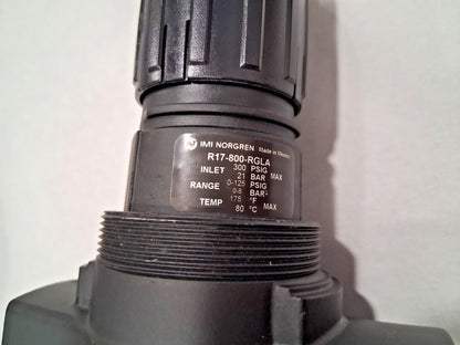 Norgren Compressed Air Regulator 1" NPTF 300 Max psi R17-800-RGLA