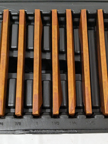 20 Piece, 6 Inch Long Steel Parallel Set 1/2 to 1-5/8 Inch High 52-437-000-0