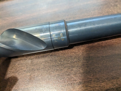 CLEVELAND Taper Shank Drill Bit: 1-1/8 Dia, 3MT, 118 ° Point HSS C12518