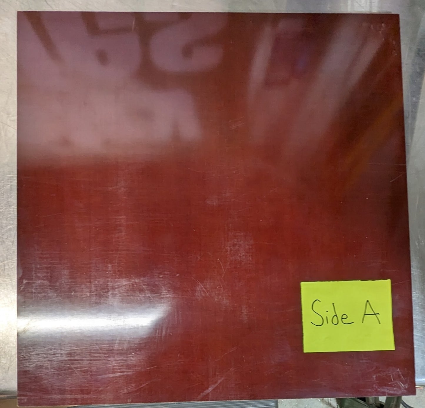 Plastic Sheet 1/2" Thick 24" Square Tan FBEX.5002424N