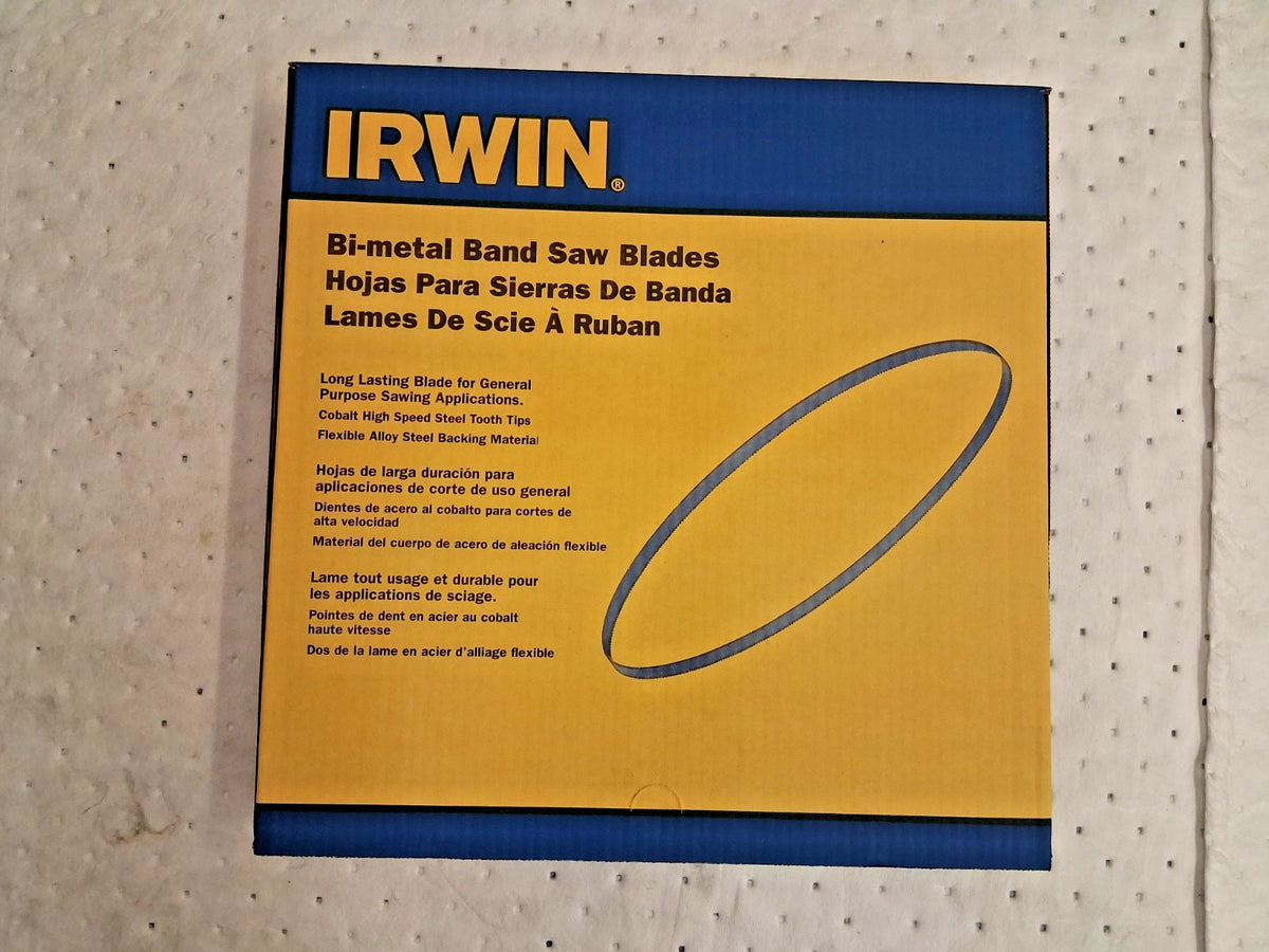Irwin Blades Welded Bandsaw Blade 7ft 9" Long x 3/4" W x 5-8 TPI 88549