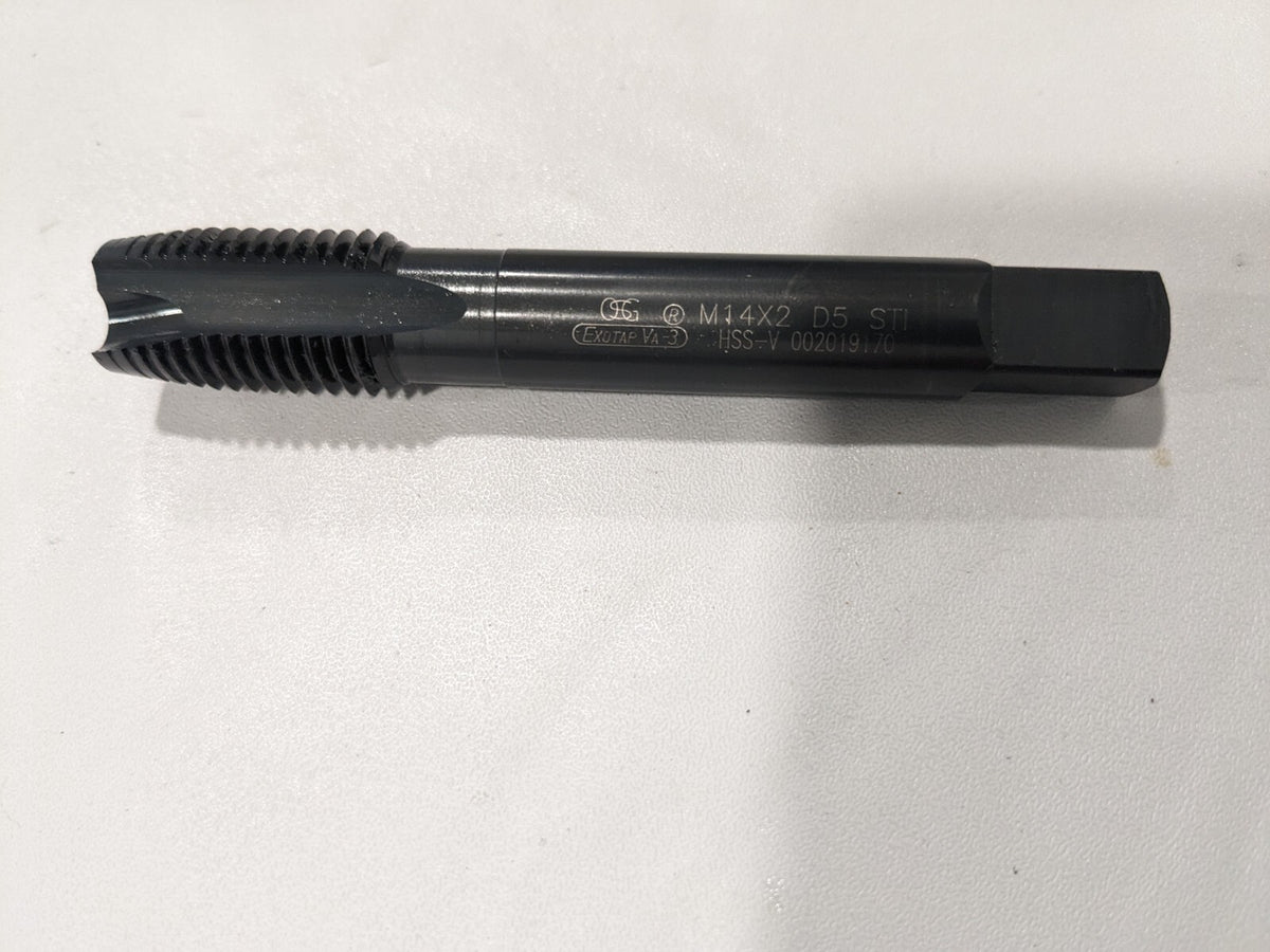 OSG Spiral Point STI Tap: M14 x 2, 3 Fl HSS 34201001