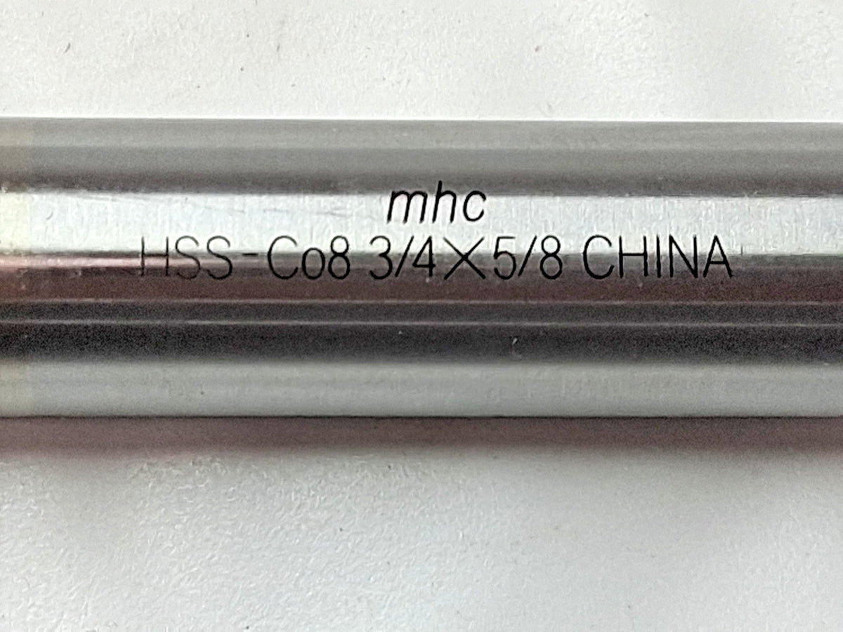 Single End Cobalt Roughing End Mill 3/4" Dia 4FL 51867489