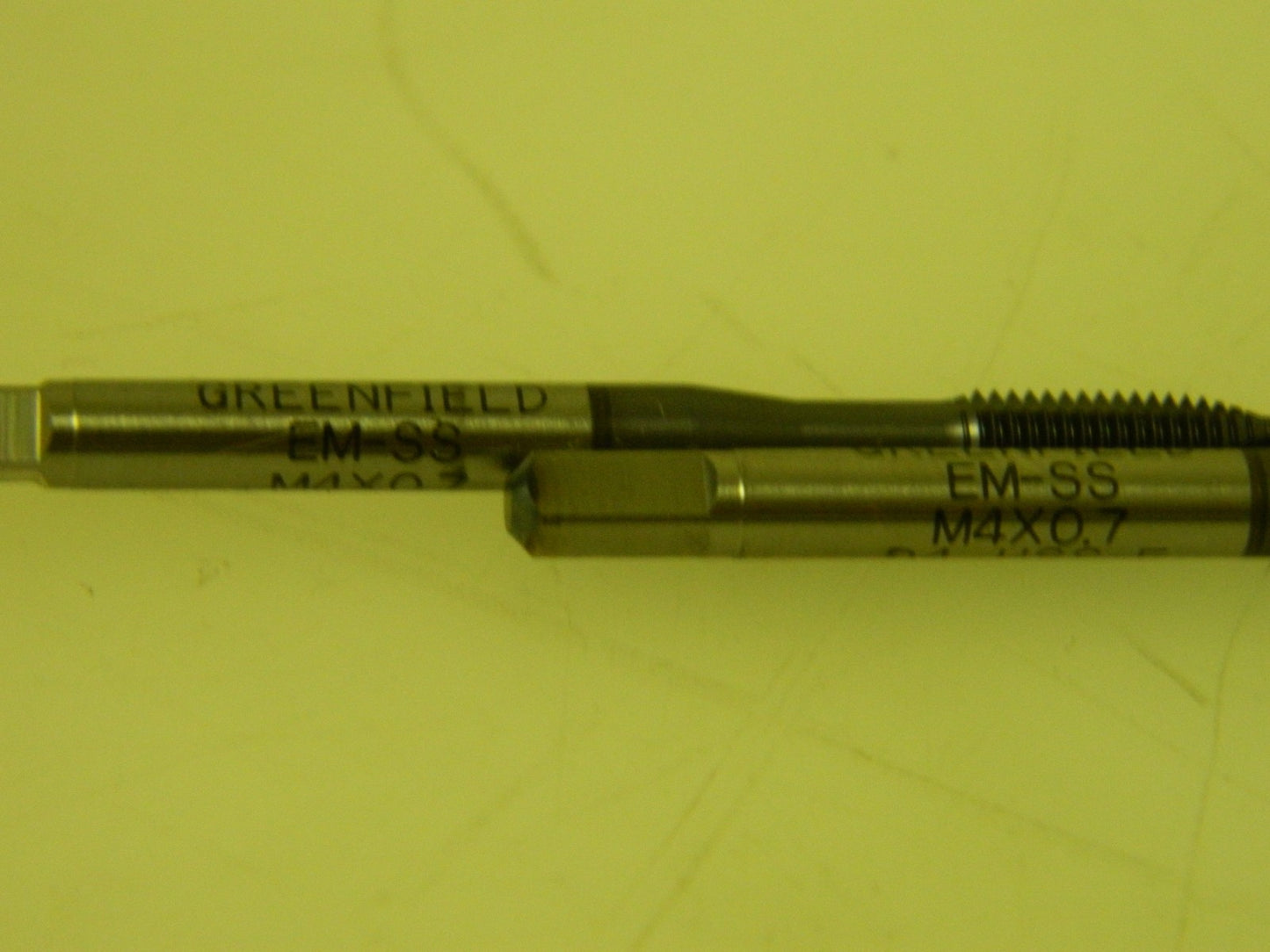 Widia Spiral Point Taps 2 Pack M4x0.70 Metric Coarse 3FL D4 TiCN Finish 4131516