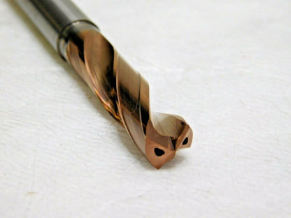 Mitsubishi Carbide Drill 0.368" Diam 145° 2FL MVS0935X02S100PL DP1020 10542