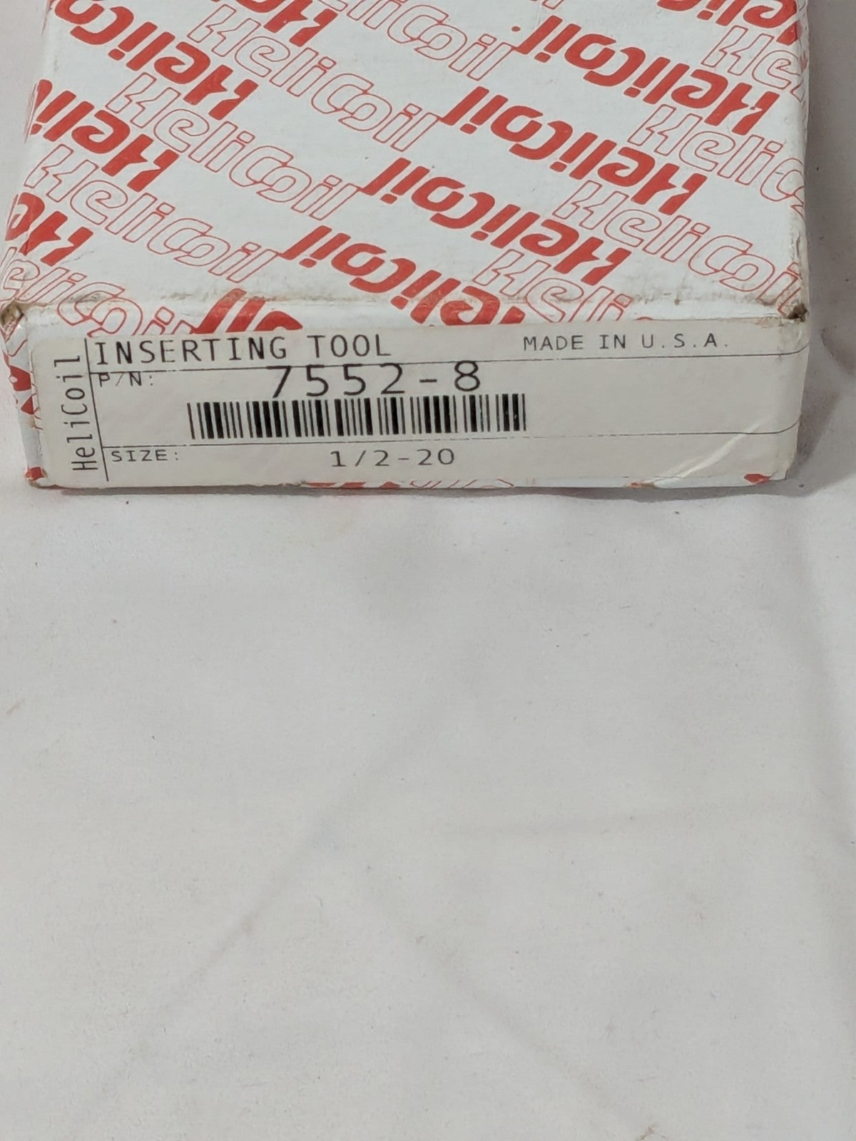 HELI-COIL Thread Insert Hand Installation Tool: 1/2-20 7552-8