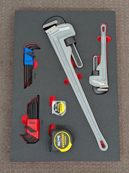 Proto 230 PC. Mixed Hand Tool Set w/ Foam Inserts SAE / Metric 3/8", 1/2" Drive