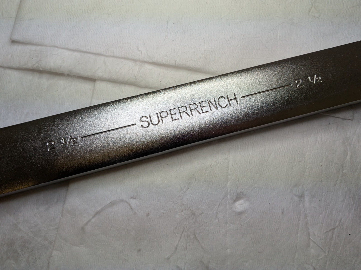 Williams 2-1/2" Combination Wrench 12-Point 29-15/16" OAL Satin Chrome