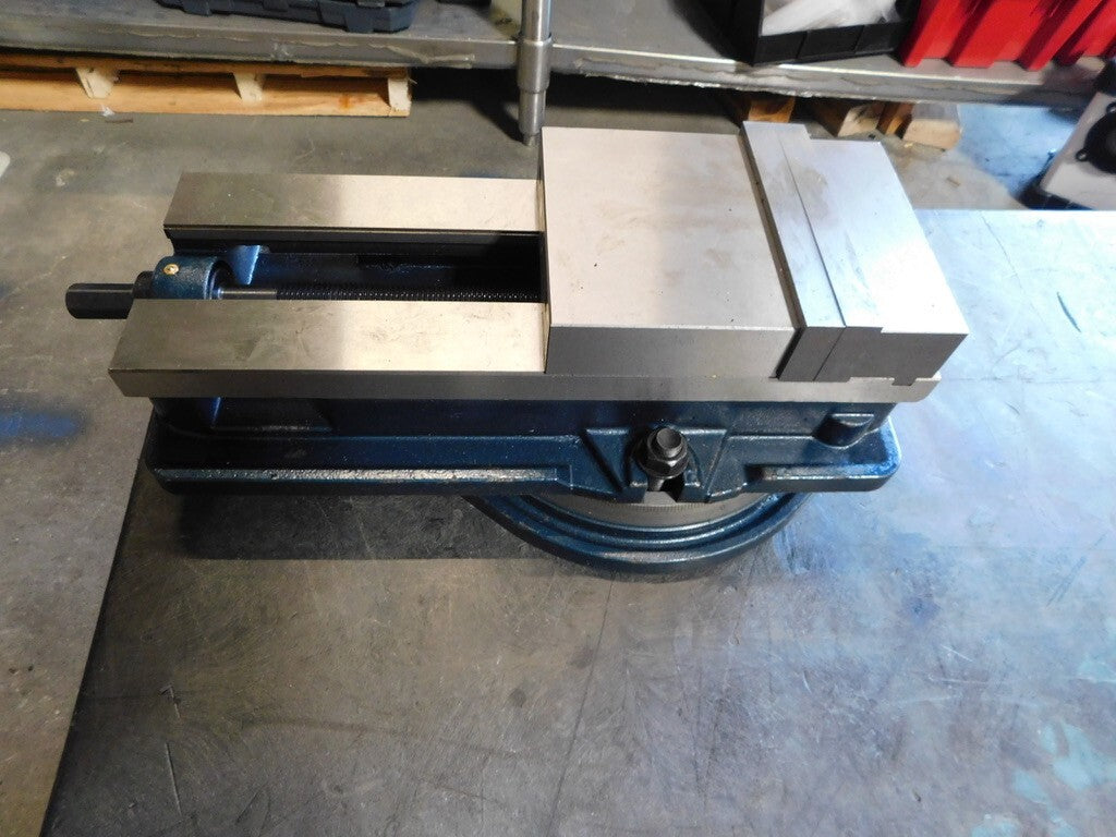 GIBRALTAR Machine Vise: 6 Jaw Width Horizontal Swivel Base 428-72692
