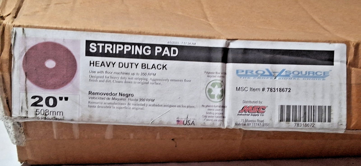 QTY3 Polyester Floor Stripping Pads Course Black 78318672