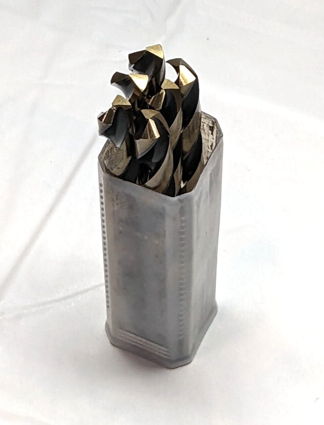CLE-LINE  Jobber Length Drill Bit 1/2" (0.5000") 135 deg HSS  6 PACK