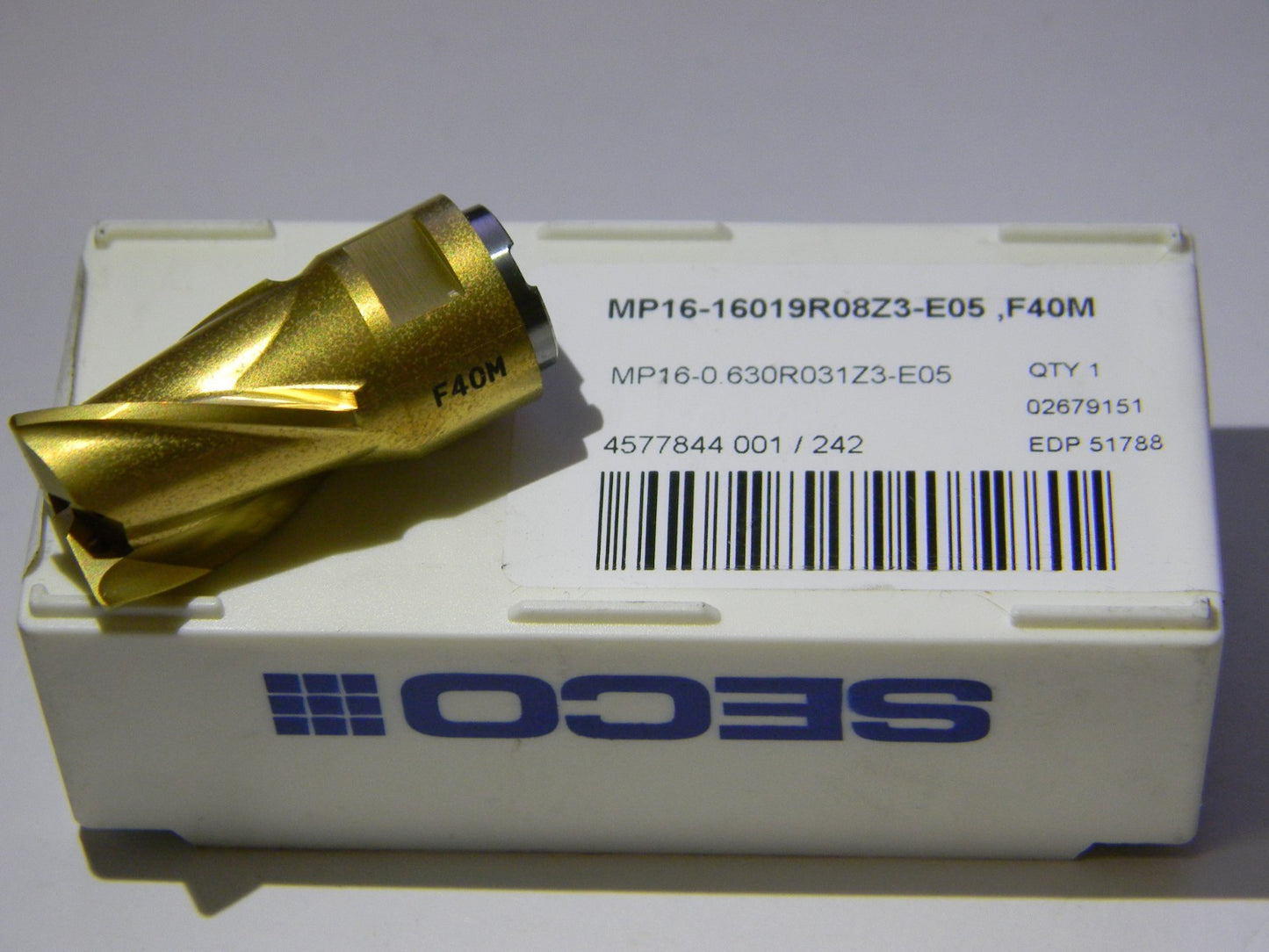 Seco MP16-0.630R031Z3-E05 Grade F40M Carbide Milling Tip Insert  51788