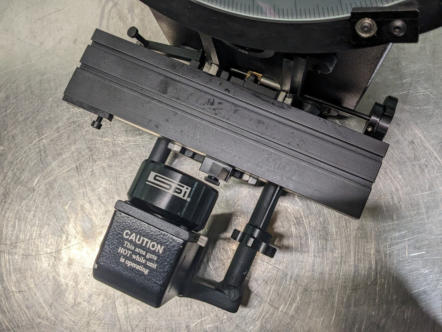 SPI Horizontal Optical Comparator 12" Screen 10x 20x 40x Lenses PARTS / REPAIR