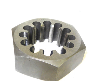 Interstate Hex Rethreading Die 6 Dia 3-5/8-8 UN RH 2-1/4 Thickness 365-3585