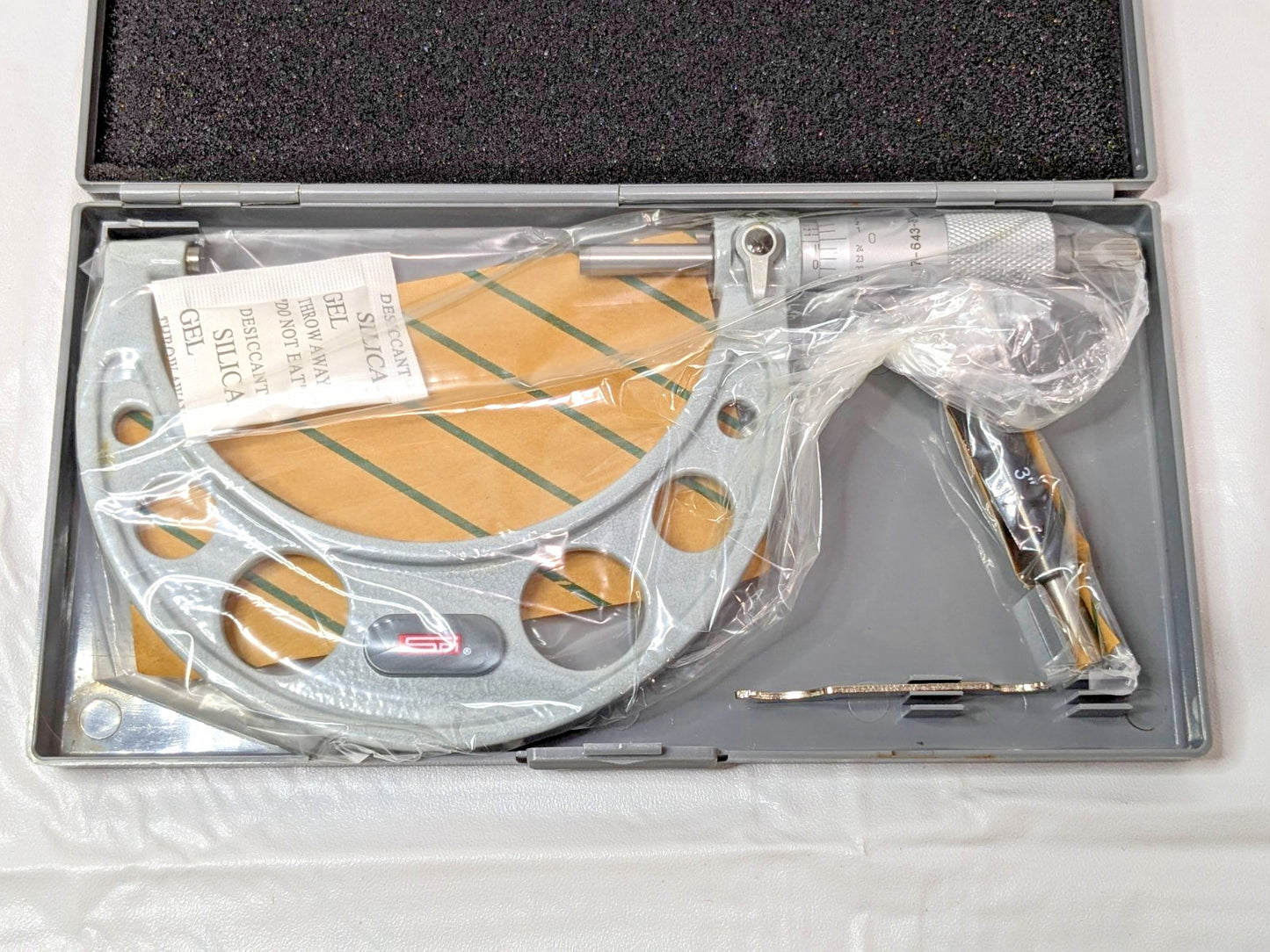 SPI Mechanical Outside Micrometer 3"-4" Range 0.0001" Graduation