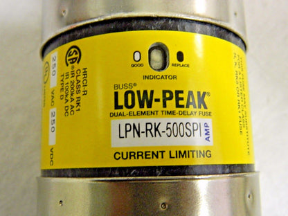 Cooper Bussmann Time Delay General Purpose Fuse 250VAC/VDC 500A #LPN-RK-500SPI
