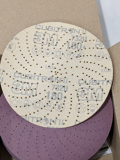 3M Cubitron II Hookit 732U 6" Hook & Loop Disc Qty 50 64268