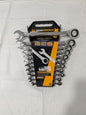 GEARWRENCH Combination Wrench Set: 11 Pc, 1/4" - 15/ 16" Wrench 9312 INCOMPLETE