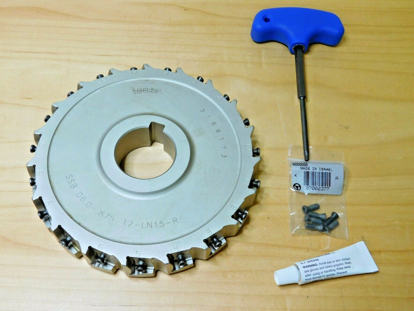 Iscar Indexable Slotting Cutter 6" Diam 19 Teeth SSB D6.0-.875-12-LN15-R 31