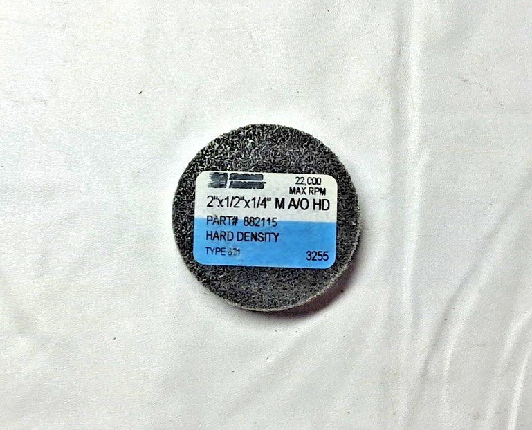 Standard Abrasives Unitized Wheels A/O 2"x1/2"x1/4"  QTY 8  882115