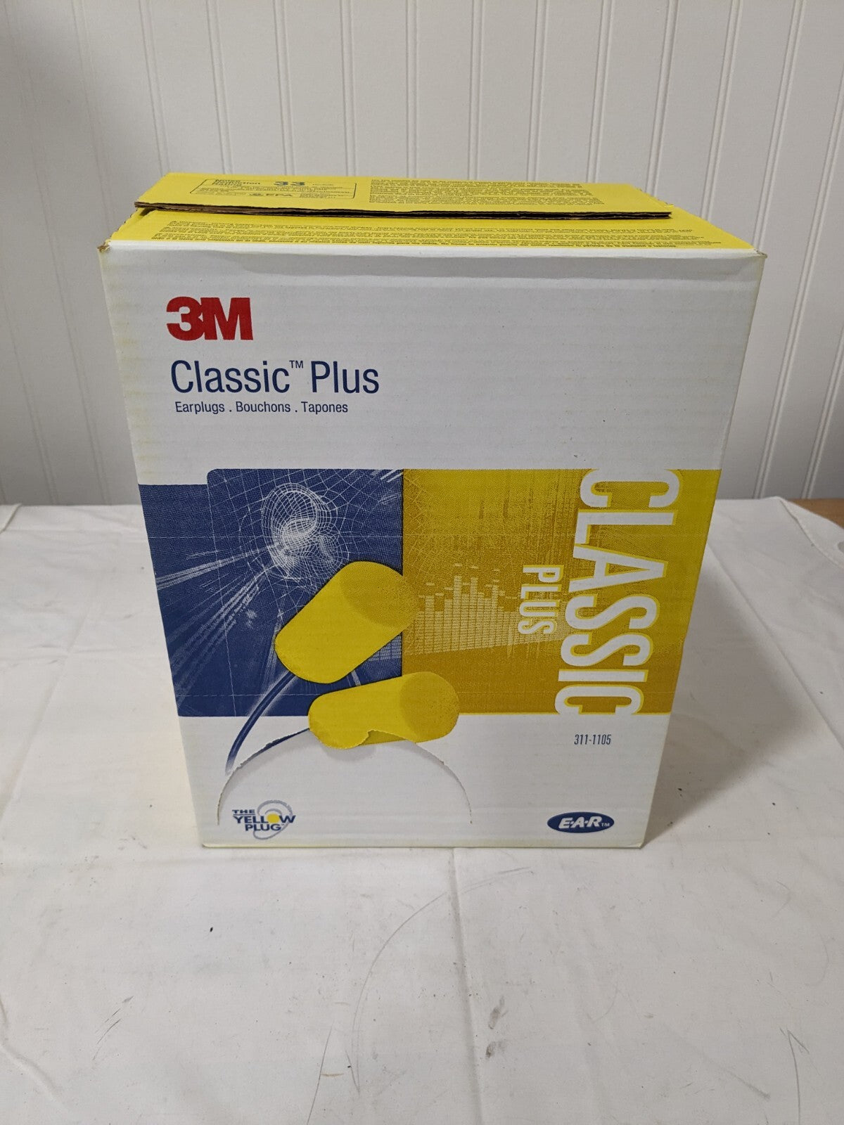 3M Earplugs: 33 dB, Foam, Cylinder, Roll Down, Corded Qty 200 311-1105