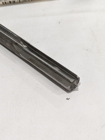 Chucking Reamer: 0.3500″ Dia, 3-1/2″ OAL, Straight-Cylindrical Shank 82133505
