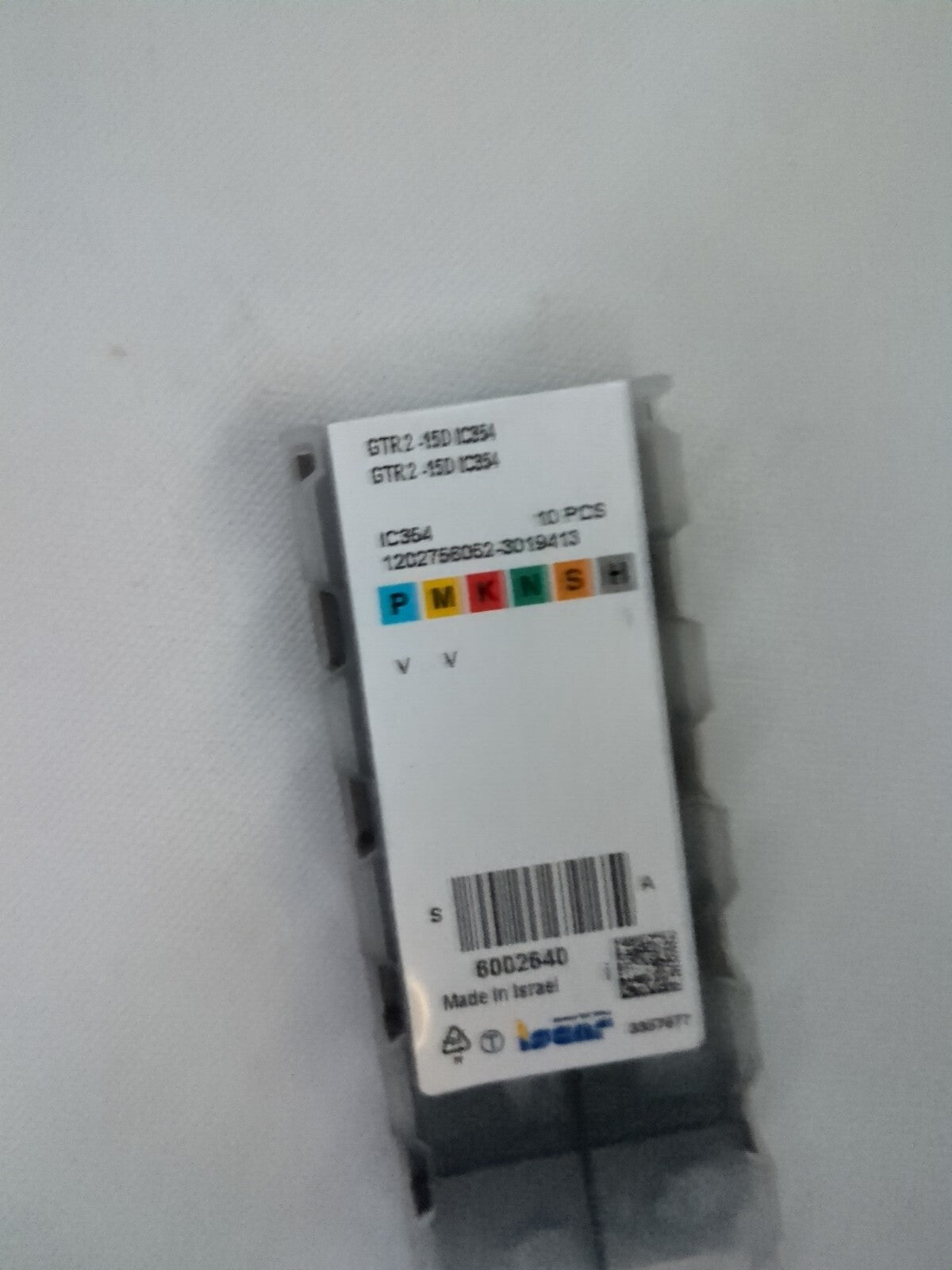 ISCAR Cutoff Insert: GTR 2 15D IC-354 6002640