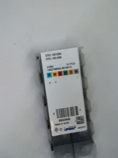 ISCAR Cutoff Insert: GTR 2 15D IC-354 6002640