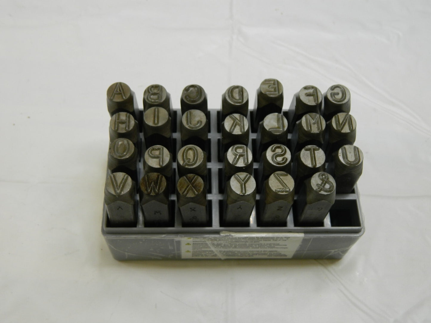 C.H. HANSON Heavy-Duty Stamp Set: 3/8 Character, 27 pc 21151