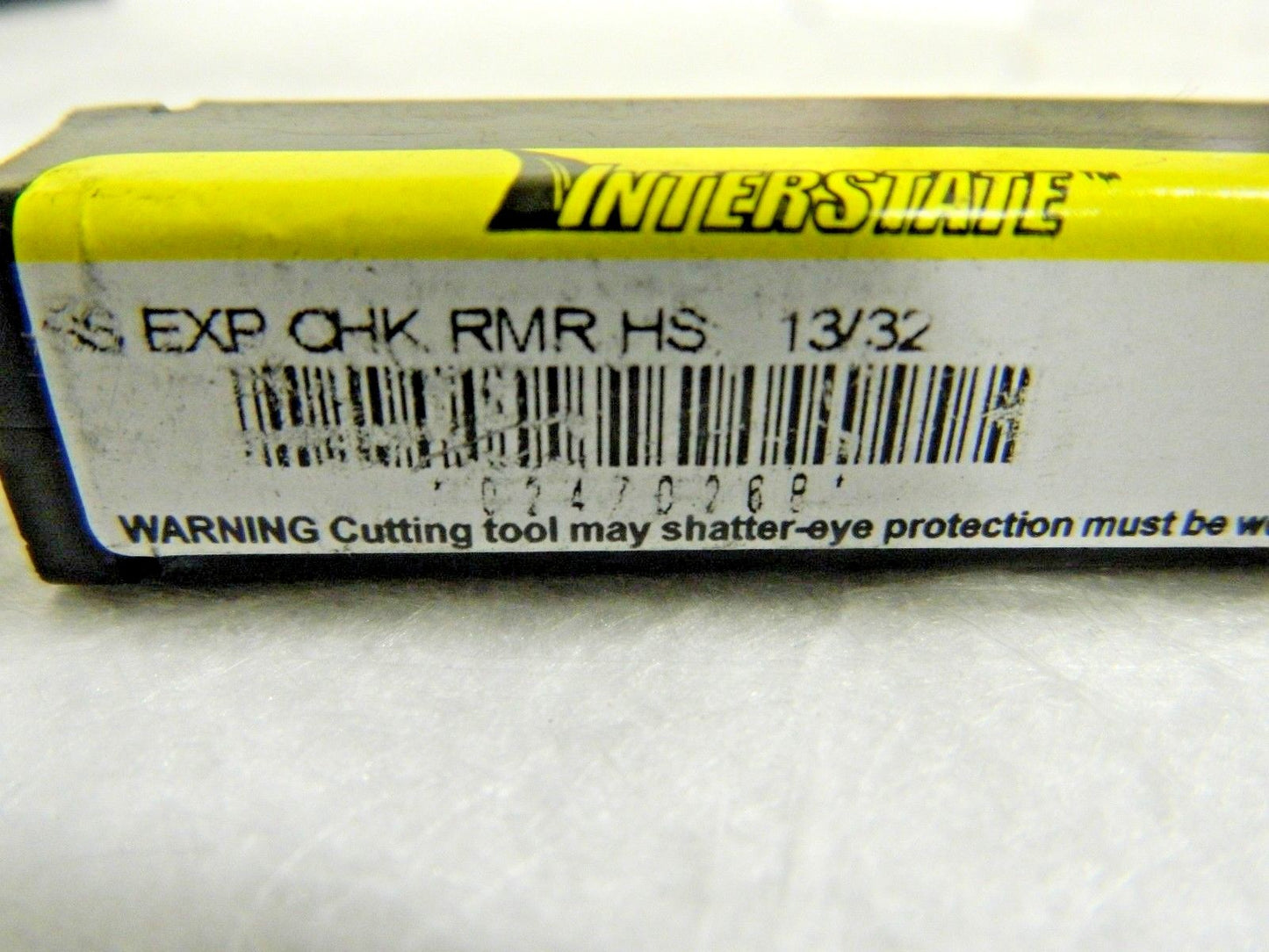 Interstate HSS Machine Expansion Reamer 13/32" Diam x 3/4" Flute Length 02470268