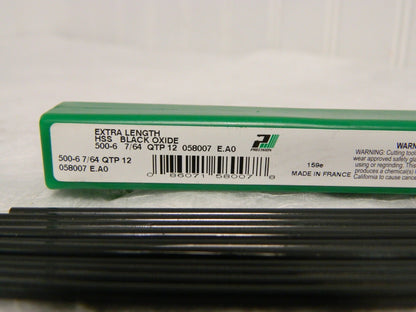 Precision Twist Drill High Speed Steel Aircraft 7/64" Diam 6" OAL Qty