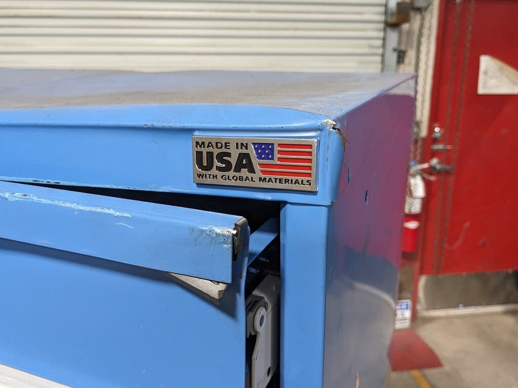 Lista 10 Drawer Modular Storage Cabinet 59 x 40 x 22 Steel Blue PARTS / REPAIR